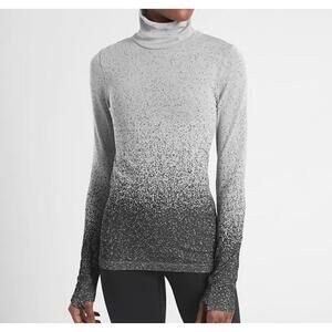 Athleta Flurry Blizzard Gradient Turtleneck, Size Med